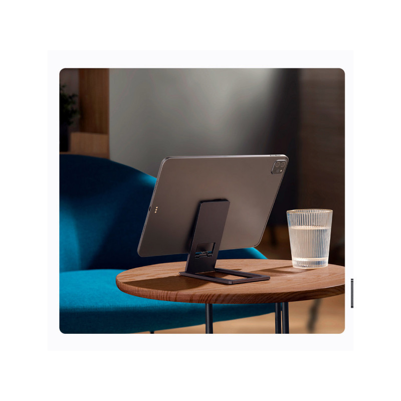 پایه نگهدارنده گوشی موبایل و تبلت بیسوس مدل Foldable Metal Desktop Holder LUKP000013