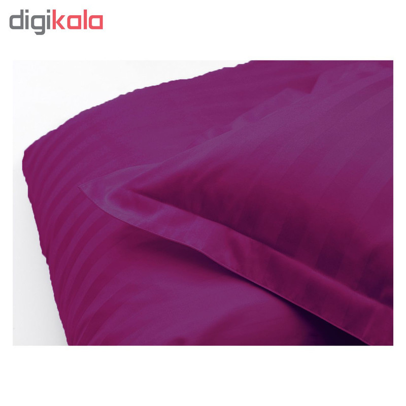 سرویس ملحفه هارمونی مدل 50Satin دونفره سه تکه گینگ سایز 180