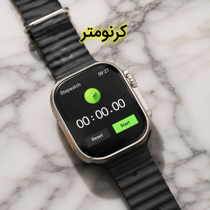 ساعت هوشمند 49 میلی متری کا ۱۲ مدل پلاس با بند سیلیکونی به همراه هدفون بلوتوثی