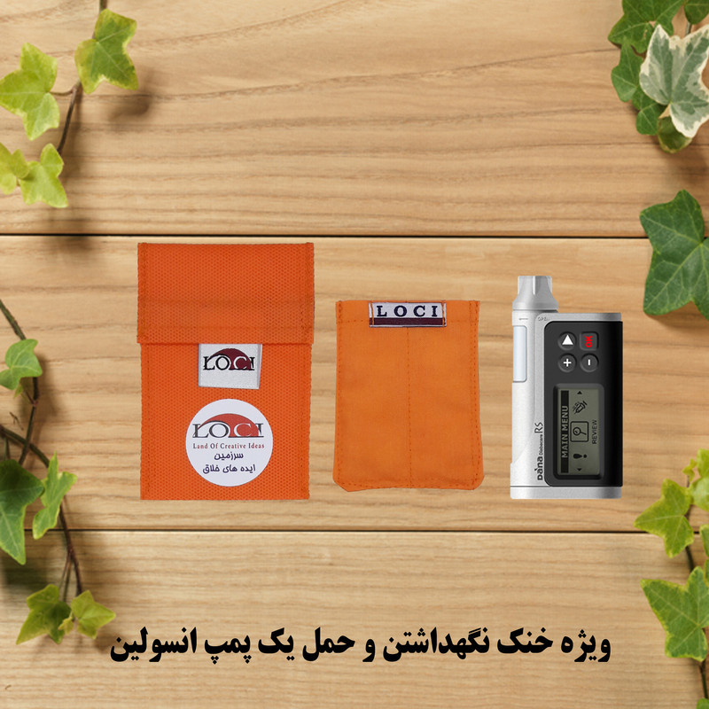 کیف خنک نگهدارنده انسولین لوک آی مدل پمپ کد 00 مجموعه 2 عددی