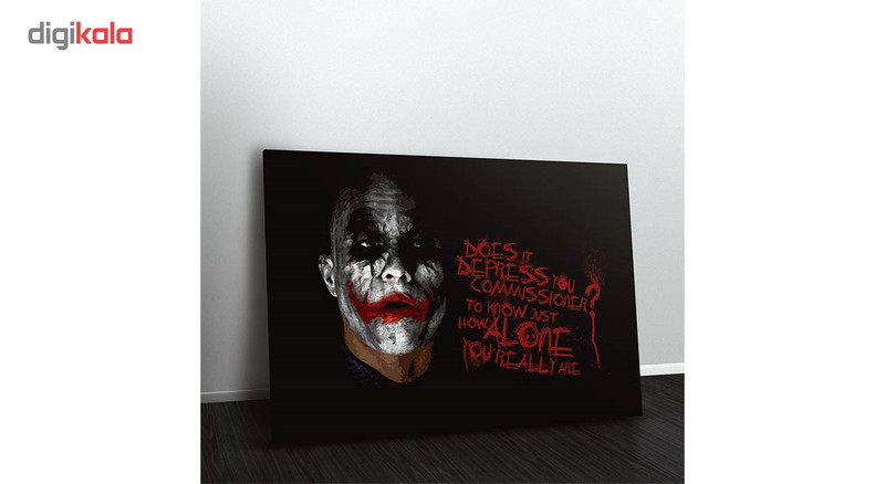 تابلو شاسی ونسونی طرح Joker Says Reality سایز 50 × 70