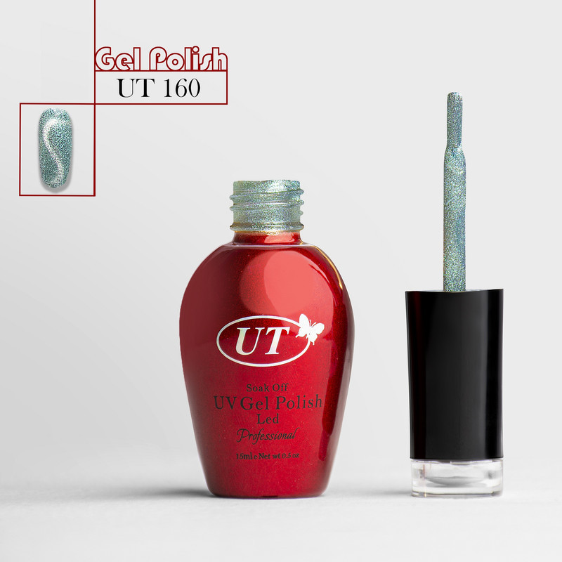 لاک ژل ناخن یوتی مدل چشم گربه ای شماره 160