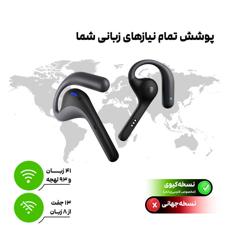 هندزفری مترجم تایم کتل مدل ChatGPT W4 Pro