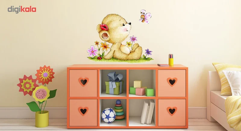 استیکر دیواری ژیوار طرح خرس کوچولو