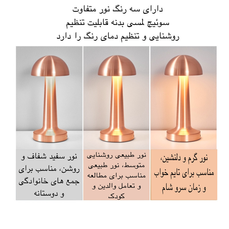 آباژور رومیزی مدل LEDdesk