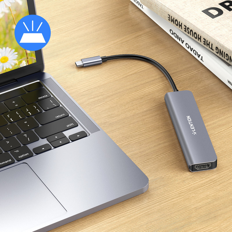 هاب 6 پورت USB-C لنشن مدل CE18-HCR