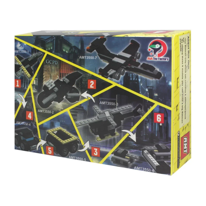 ساختنی 52 تکه ناب سل مدل ماشین بتمن کد THE BATMAN CAR004