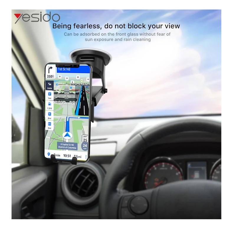 پایه نگهدارنده گوشی موبایل یسیدو مدل Gravity Car Holder