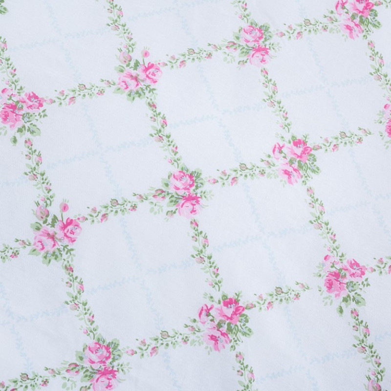 سرویس ملحفه انگلیش هوم مدل Rose Chain دو نفره 3 تکه
