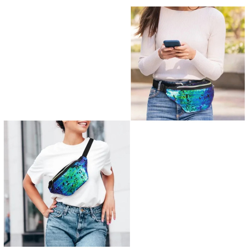 کیف کمری زنانه مدل Shiny Waist Carnival