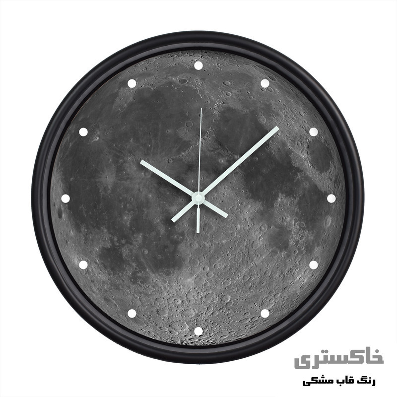 ساعت دیواری سال بردز طرح ماه نقطه دار مدل CW-Moon Point
