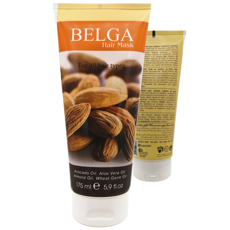ماسک مو بلگا مدل Almond حجم 175 میلی لیتر مجموعه 6 عددی