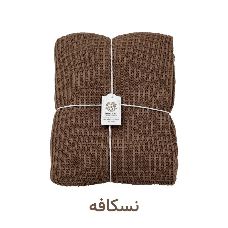 شال مبل و تخت کوکو جم مدل پیکه پلاس سایز 170x140 سانتی‌متر