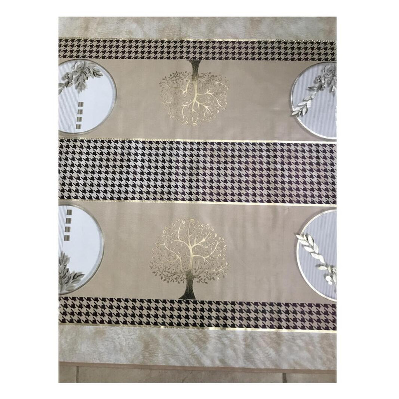 سفره 8 نفره مدل لوتوس پشت نخی 200×100 سانتی متر کد 06
