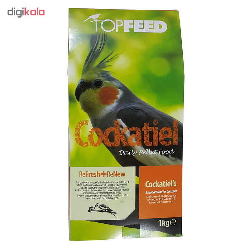 پلت ویژه عروس هلندی تاپ فید مدل Cockatiels Nuts وزن 1 کیلوگرم