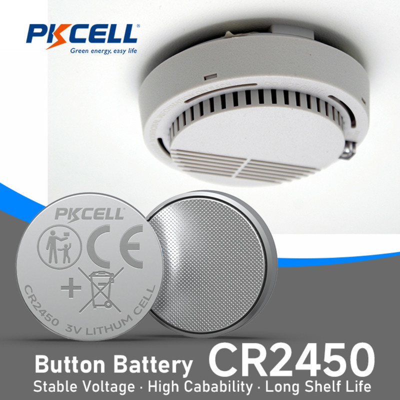 باتری سکه ای پی‌کی سل مدل CR2450 ولتاژ 3V مجموعه 2 عددی
