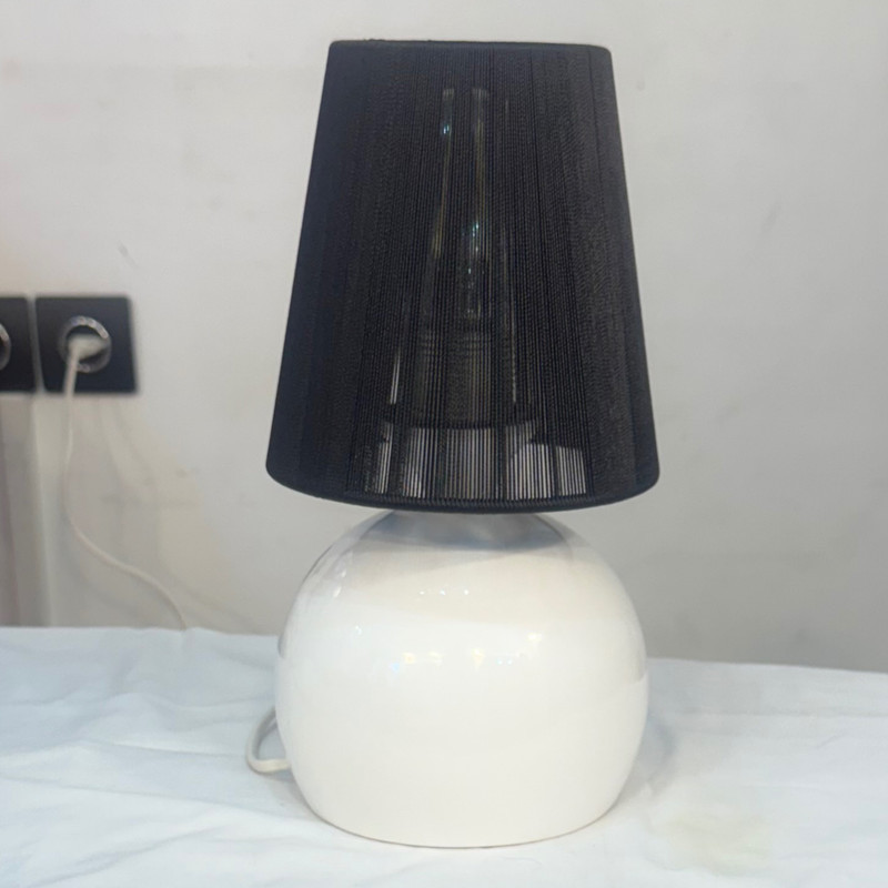 آباژور رومیزی نورهام مدل مکرومه نخی NHM-NAHAL-MKR15