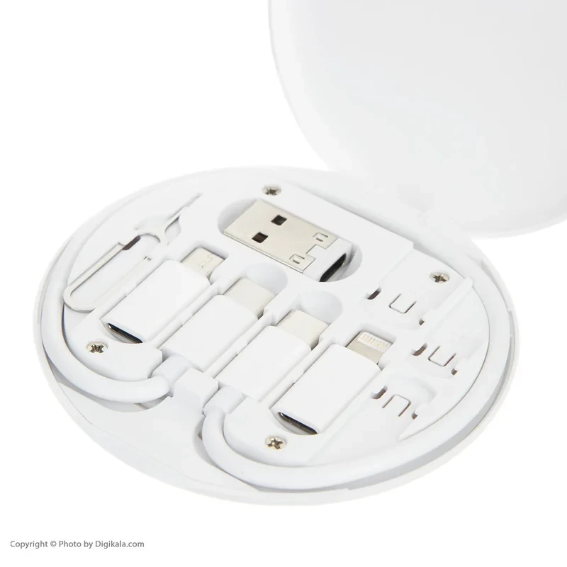 کابل تبدیل USB-C به USB-C  لایتنینگ  USB  micro USB تسکو مدل TCRA 1500 طول 0.22 متر