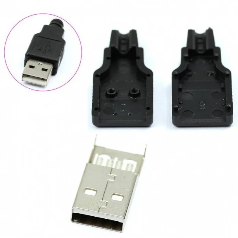 کانکتور کاور نری مدل USB بسته 6 عددی