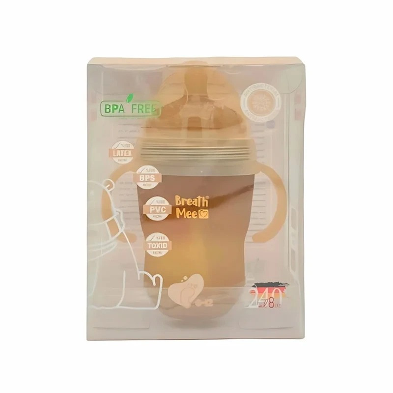 شیشه شیر بریس می طرح موم عسل مدل BT19 ظرفیت 240 میلی‌لیتر