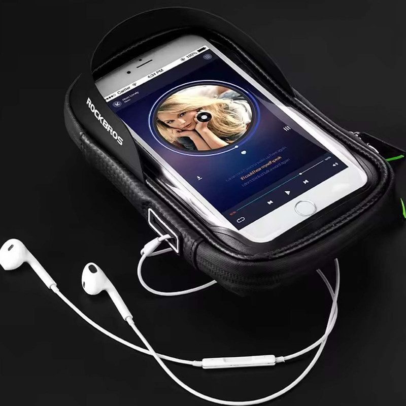 کیف جلوی فرمان دوچرخه راک براس مدل phone bag کد 2048