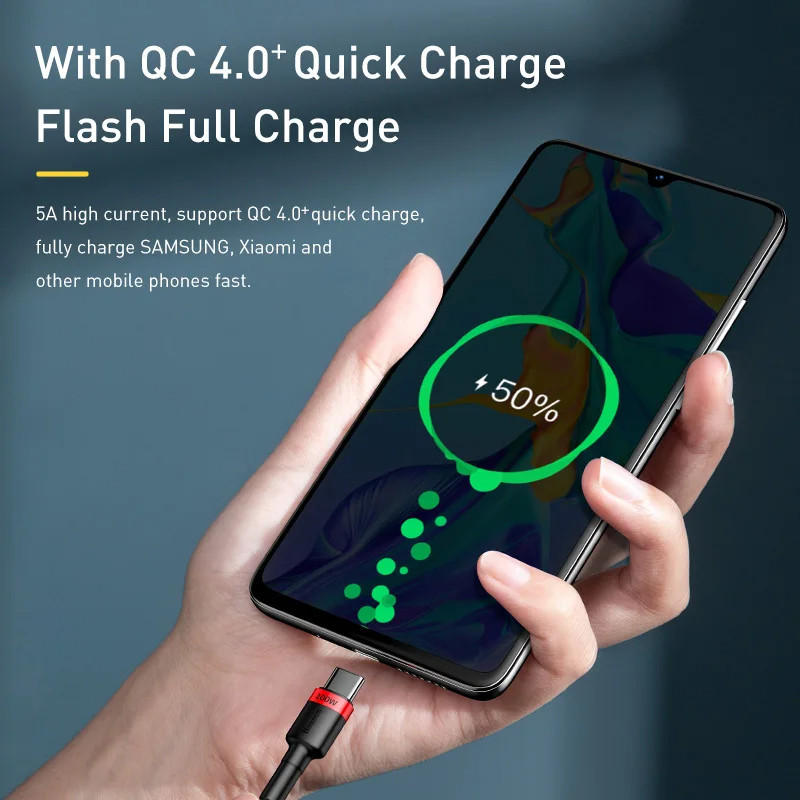 کابل تبدیل USB-C بیسوس مدل B-2pcs طول 2 متر