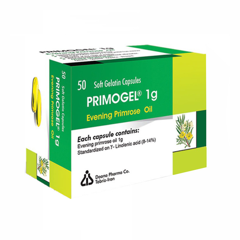 کپسول روغن گل مغربی پریموژل دانا بسته 50 عددی