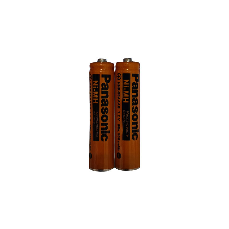 باتری نیم قلمی قابل شارژ پاناسونیک مدل HHR-55AAAB بسته دو عددی