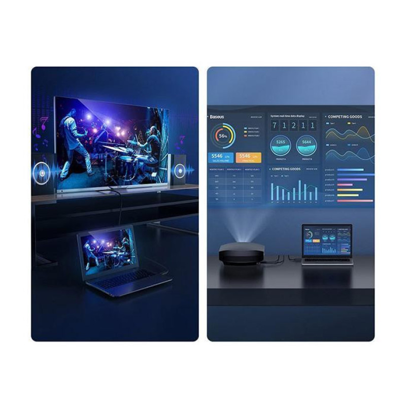 کابل HDMI باسئوس مدل CAKGQ-A01 طول 1 متر