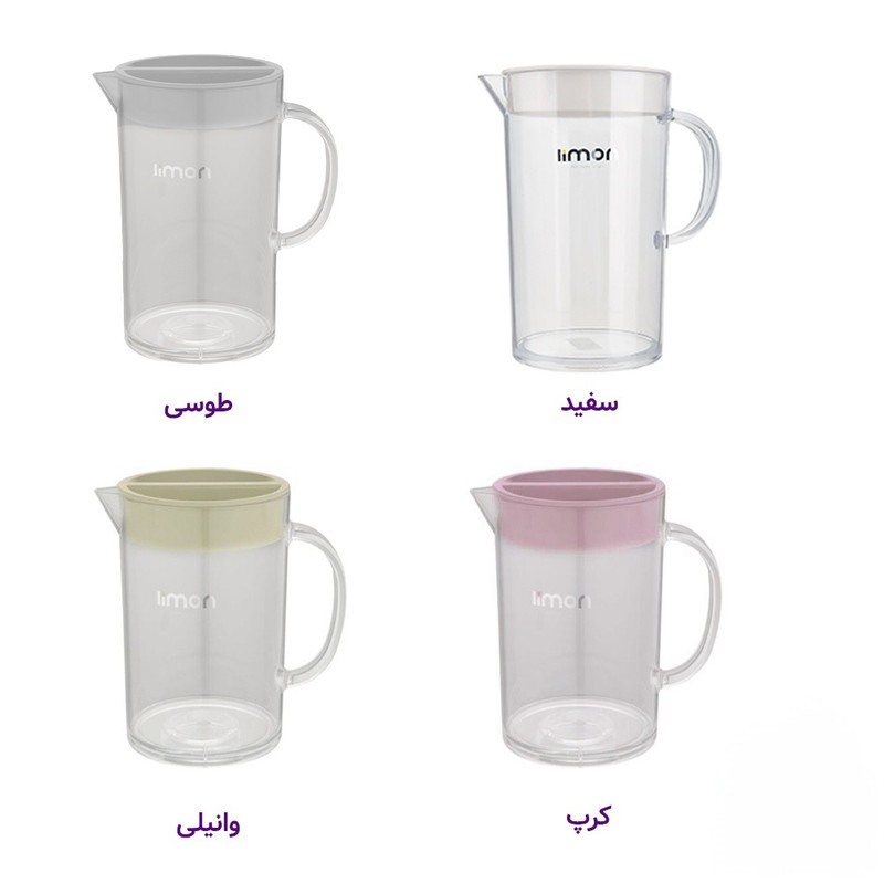 پارچ لیمون مدل کریستال گرد کد HS1834