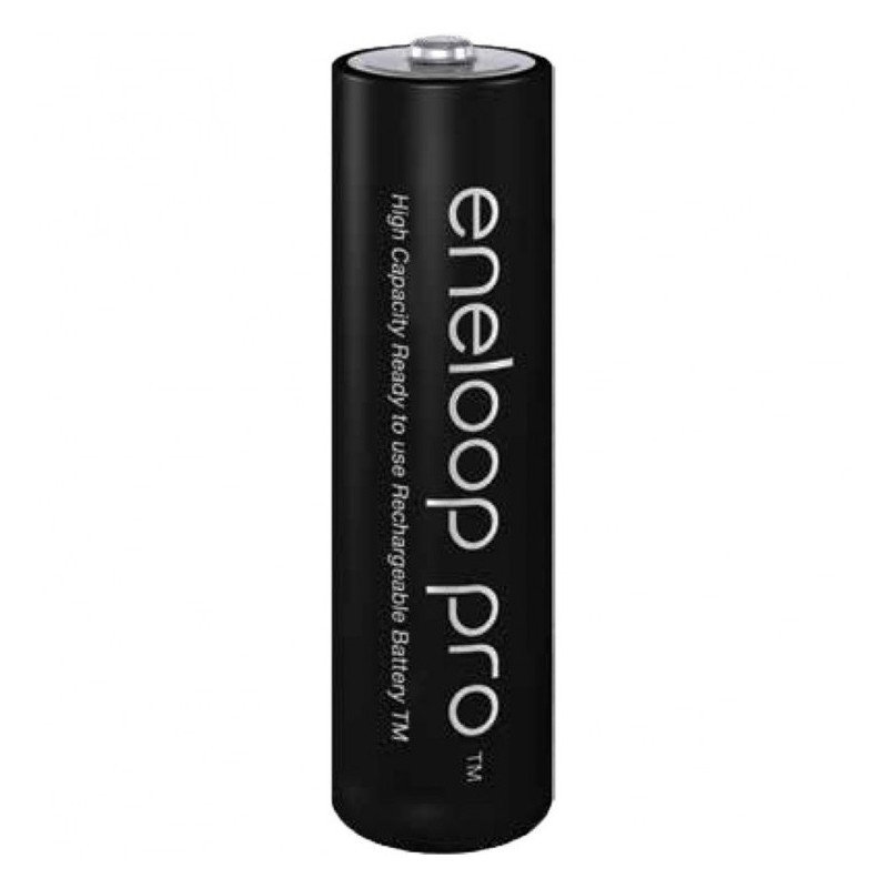 باتری قلمی قابل شارژ پاناسونیک مدل Eneloop Pro BK-3HCDE بسته 2 عددی