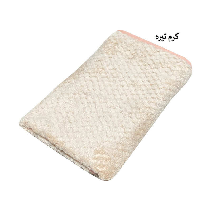 حوله دستی شایسته مدل نسترن سایز 40X40 سانتی متر
