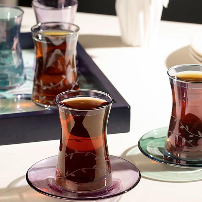 ست فنجان و نعلبکی 12 پارچه 6 نفره انگلیش هوم مدل Greta