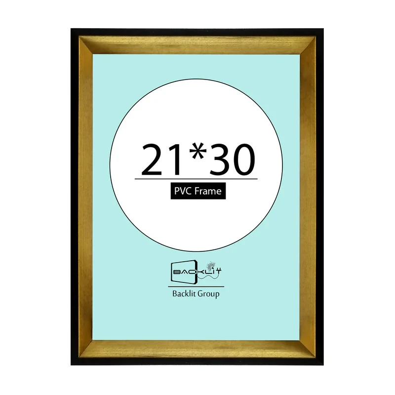 قاب عکس بکلیت مدل دورنگ رومیزی A4-21x30-208