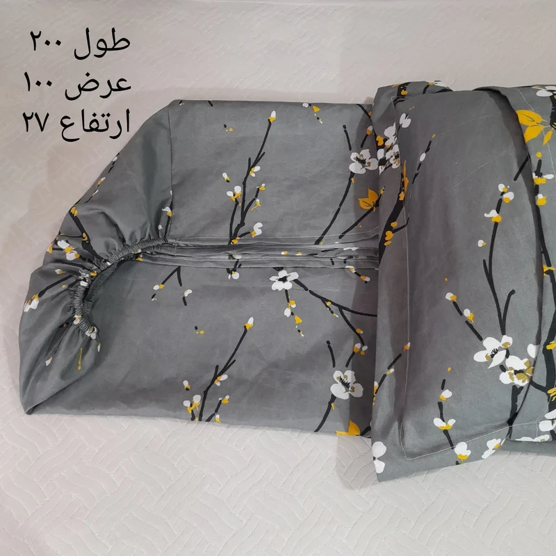 سرویس روتختی مدل شکوفه niki09.200.25 کد 140 دو نفره شش تکه