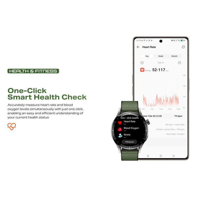 ساعت هوشمند 47 میلی‌متری اینفینیکس مدل XWATCH N4 PRO با بند پلاستیکی