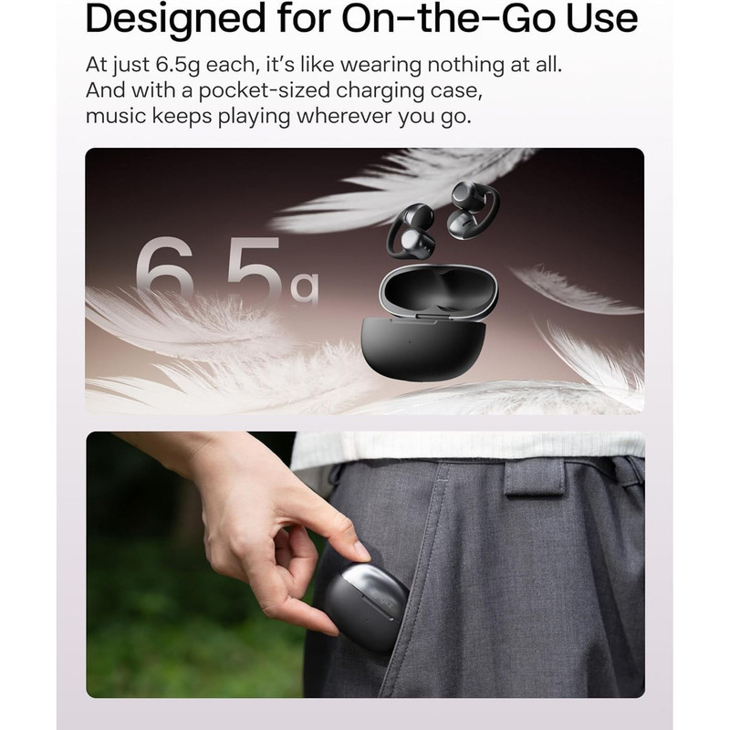 هدفون بی سیم افترشوکز مدل OPEN DOTS ONE