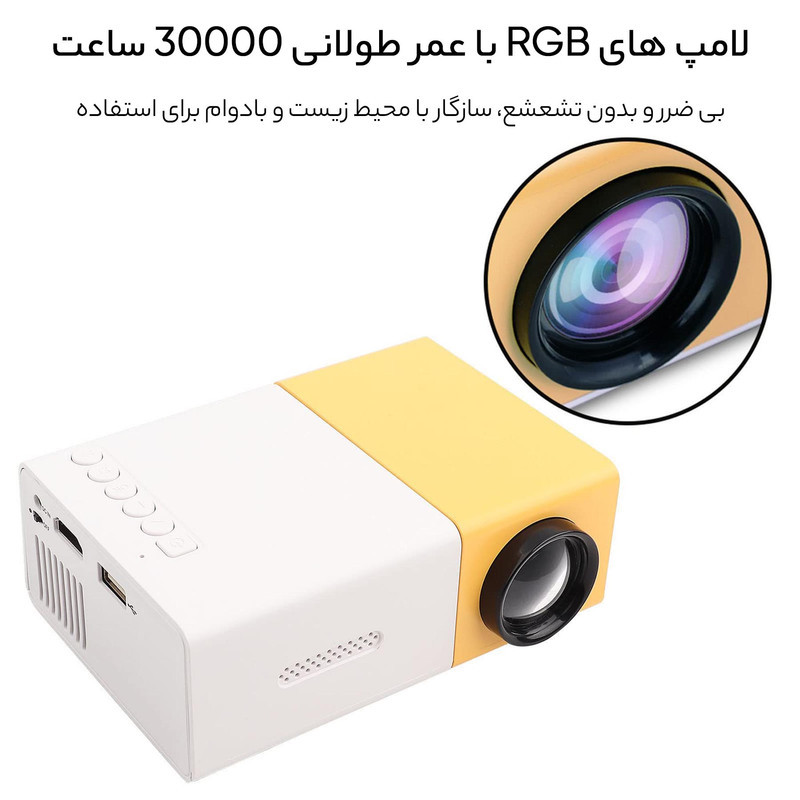 مینی ویدئو پروژکتور مدل led