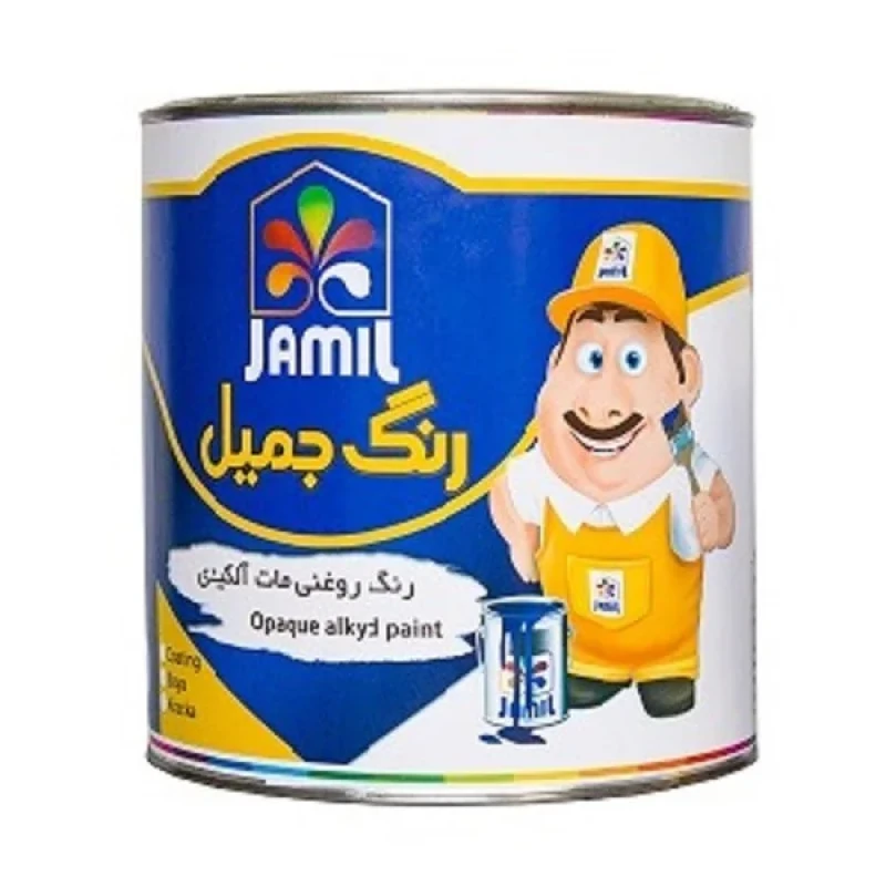 رنگ روغني سفيد مات جميل مدل opaque كد 811 حجم 1 ليتر