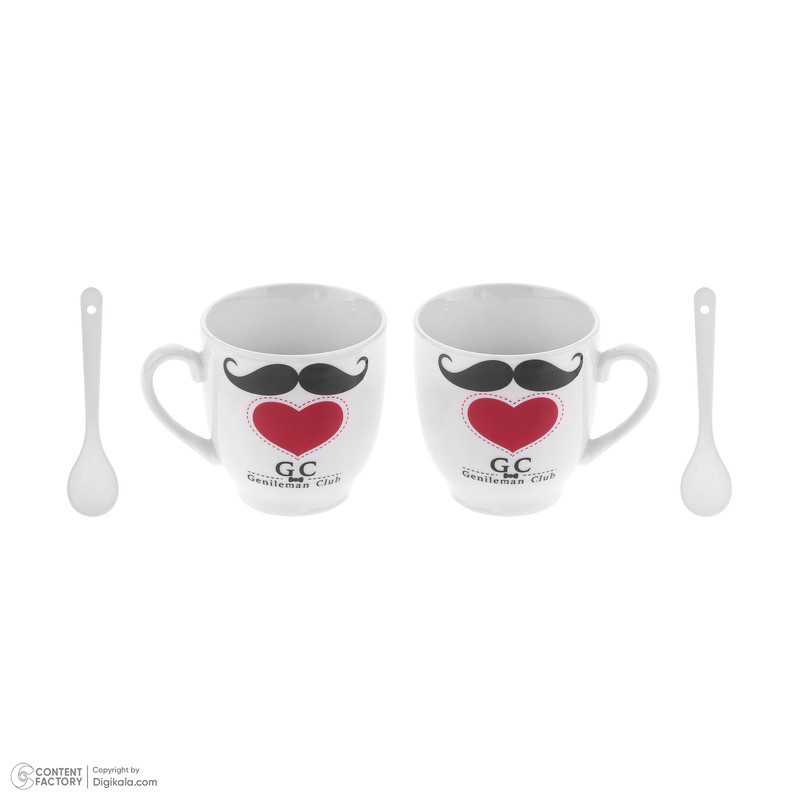 سرویس چای خوری 4 پارچه 2 نفره مدل GC کد 003