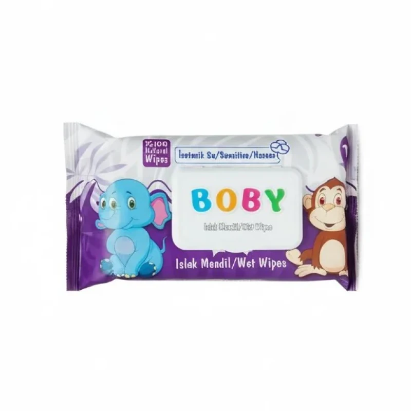 دستمال مرطوب کودک مدل بابی بسته 120 عددی
