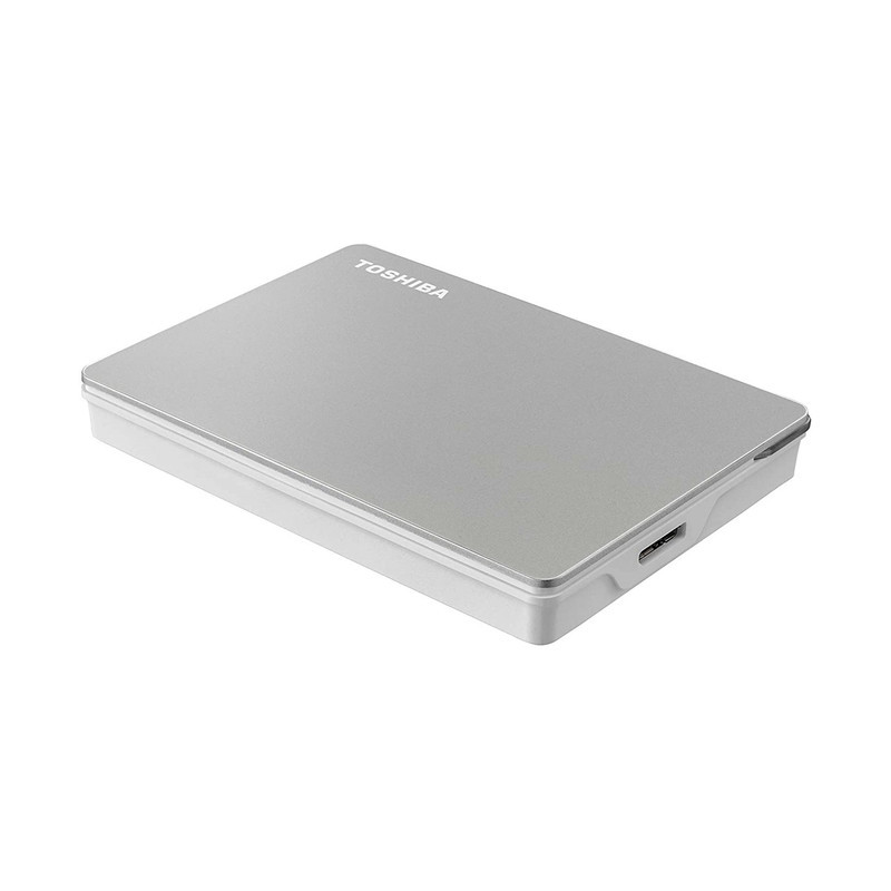 هارد اکسترنال توشیبا مدل Canvio Flex ظرفیت دو ترابایت دارای رابط USB Type-A 3.2