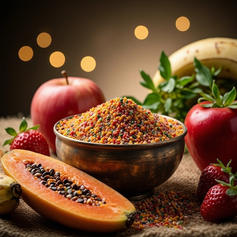 غذای پرندگان آوس تروپیکن مدل فرووین وزن ۱۸۱۰ گرم