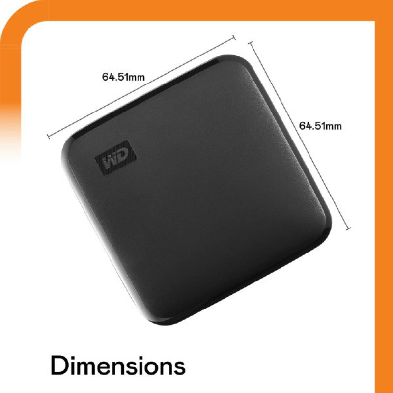 حافظه SSD اکسترنال وسترن دیجیتال مدل ELEMENTS SE ظرفیت 1 ترابایت