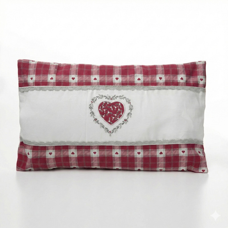 کاور کوسن انگلیش هوم مدل Heart سایز 50x30 سانتی متر