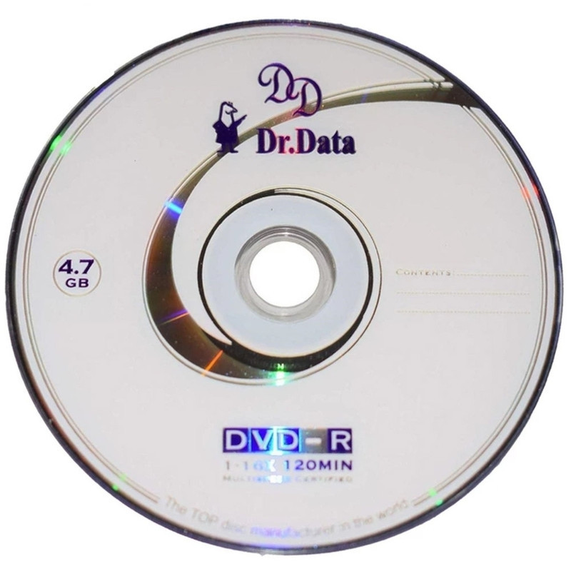 دی وی دی خام دکتر دیتا مدل DVDR بسته 50 عددی