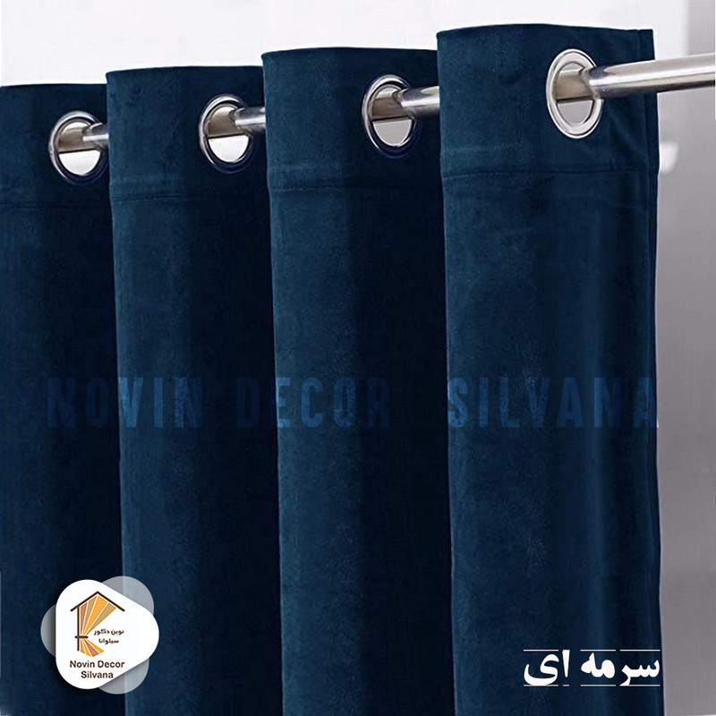پرده نوین دکور سیلوانا مدل مخمل کالیفرنیا 180 سایز 180 × 140 سانتی متر