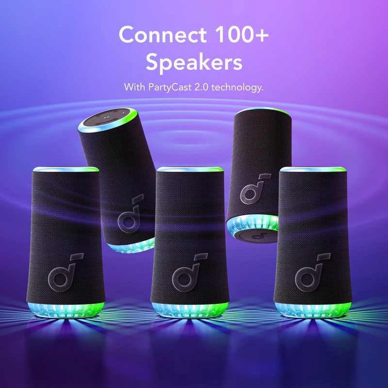 اسپیکر بلوتوثی قابل حمل انکر مدل Glow A3166011
