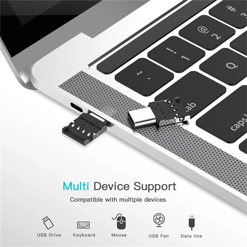 مبدل USB به USB-C کد OTG-AC102 بسته 2 عددی
