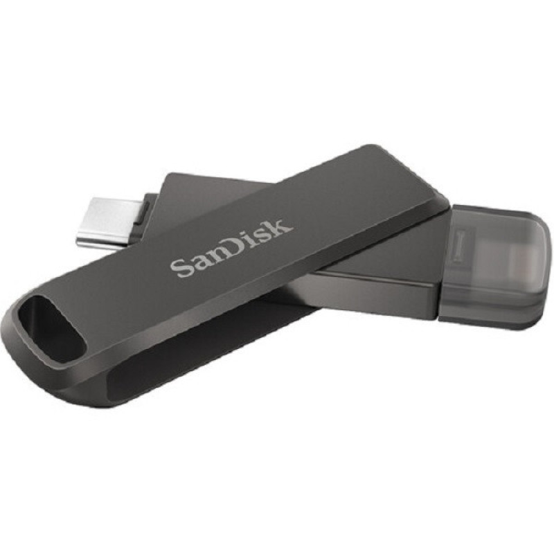 فلش مموری لایتنینگ و USB3.1 سن دیسک مدل IXPAND LUXE ظرفیت 64 گیگابایت